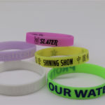 braccialetto silicone by masitalia fluorescenti