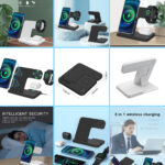 Ricarica wireless per smartphone, auricolari e smartwatch