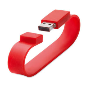 beno braccialetto in silicone con chiavetta usb