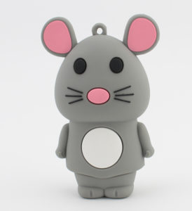 power bank serie maspower carica batterie da viaggio sagomato in 3d forma topo