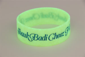 braccialetto silicone by masitalia fluorescenti