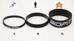 braccialetto in silicone