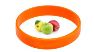 Braccialetto in silicone profumato alla mela, braccialetti in silicone profumati alla mela by masitalia