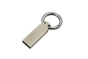 Ring metal chiavetta usb con anello portachiavi chip branded by masitalia