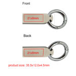 Ring metal chiavetta usb con anello portachiavi chip branded by masitalia