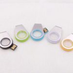 hole cristal usb chiavetta con luce led che brilla quando si inserisce nel pc by masitalia