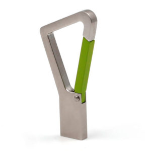 karabiner chiavetta usb con chip branded con moschettone linea top design by masitalia