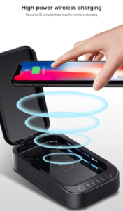 Sterilizzatore ebox uv per smartphone