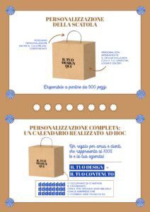 Calendario avvento con 24 gin