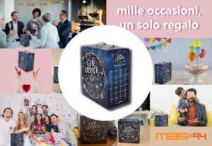 Gin o'clock box degustazione 24 gin e calendario avvento