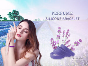 braccialetto in silicone al profumo di lavanda by masitalia