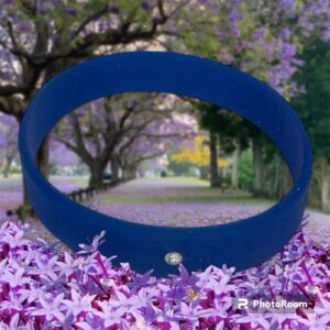 Braccialketto in silicone con brillantino, brand your bracelets ,antizanzara by masitalia