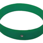 Braccialketto in silicone con brillantino, brand your bracelets ,antizanzara by masitalia