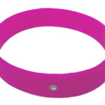 Braccialketto in silicone con brillantino, brand your bracelets ,antizanzara by masitalia