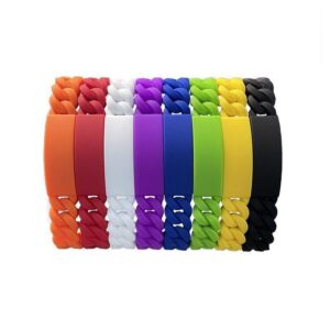 Braccialetto silicone personalizzabile catena antizanzara by masitalia